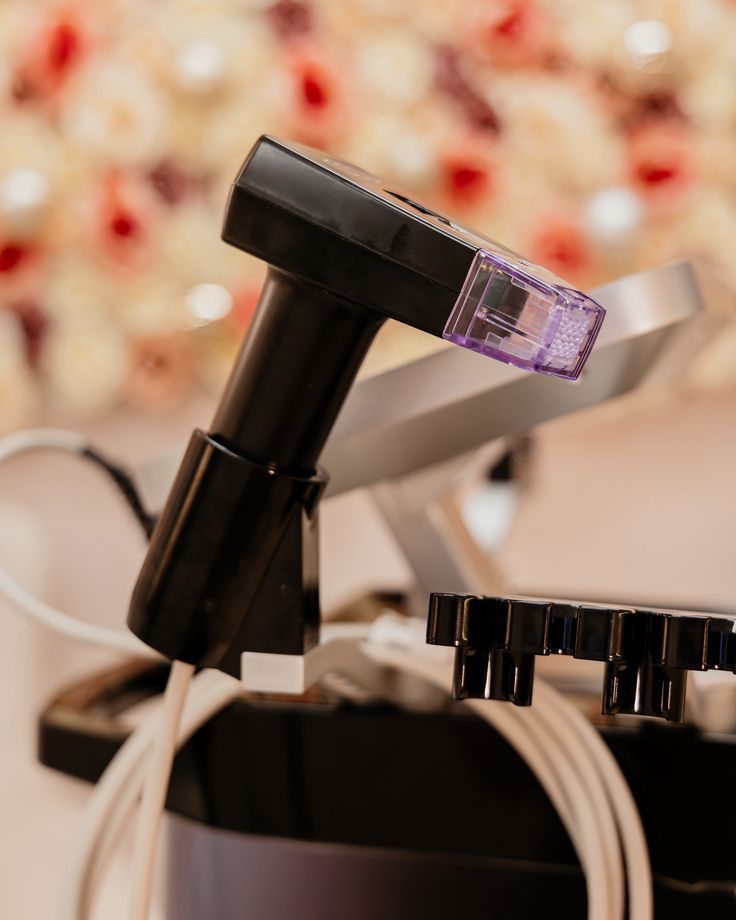 Woman receiving Morpheus8 with exosomes or PRP at Roxana Aesthetics Clinic