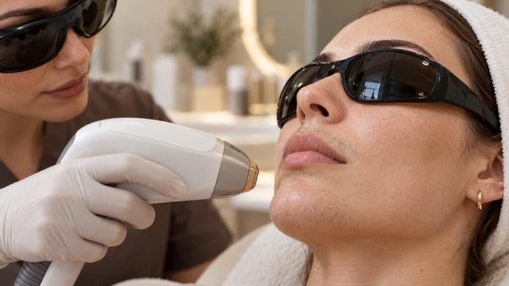 laser hair removal upper lip and chin