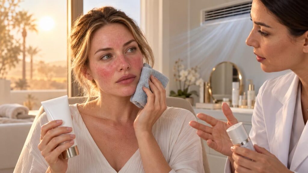 rosacea treatment Dubai